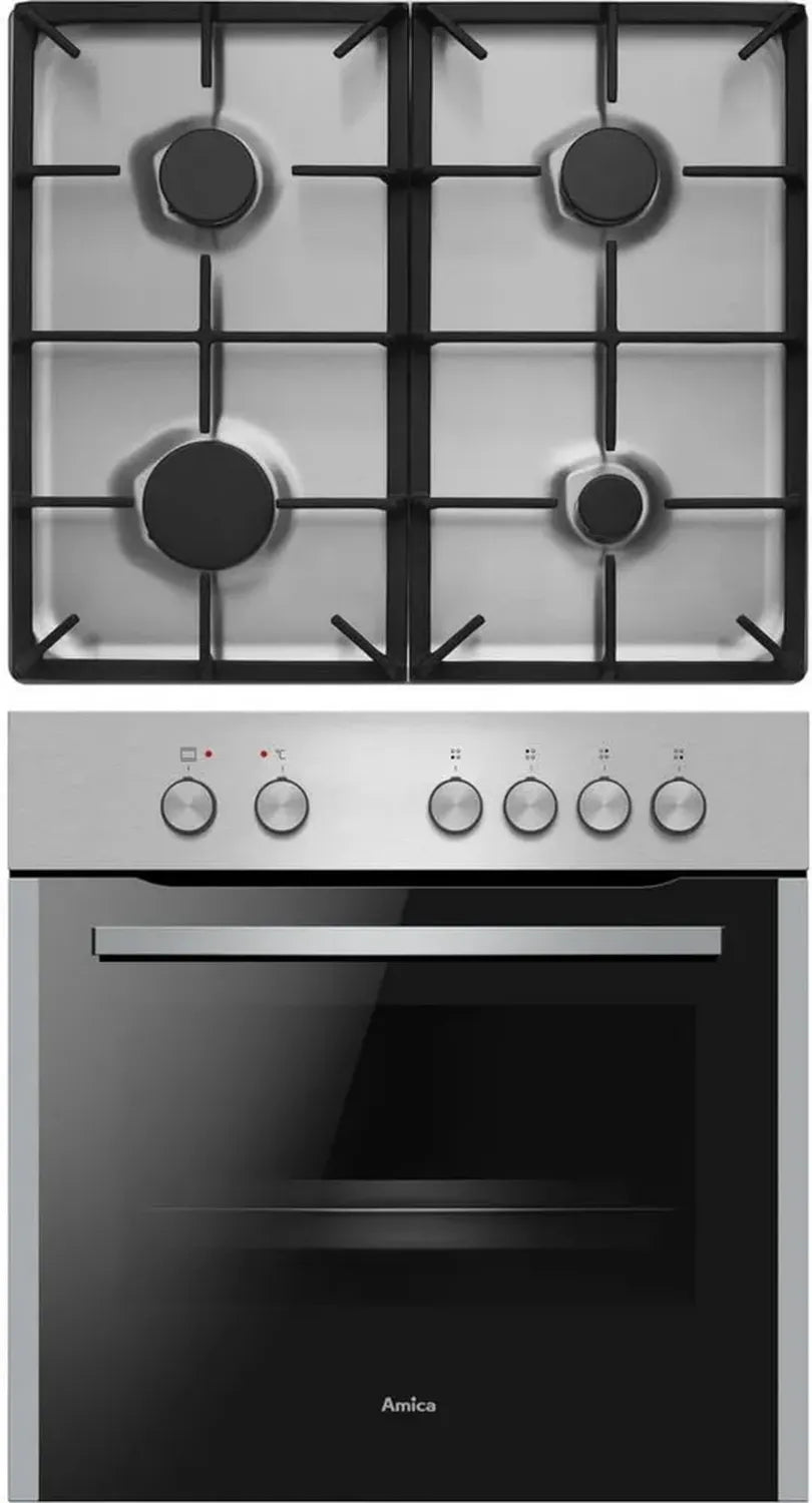 Ensemble de cuisinière à gaz Amica avec allumage électronique