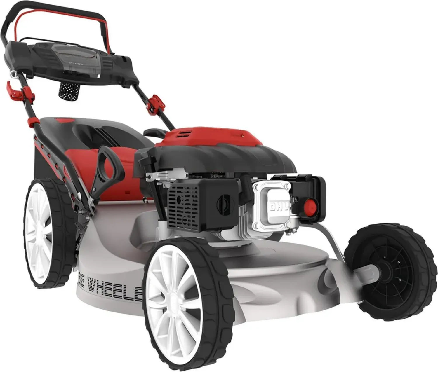 Güde Tondeuse à Gazon Puissante 553.1 R - Moteur 4 Temps 196cc, Largeur 50cm, 6 Niveaux de Coupe