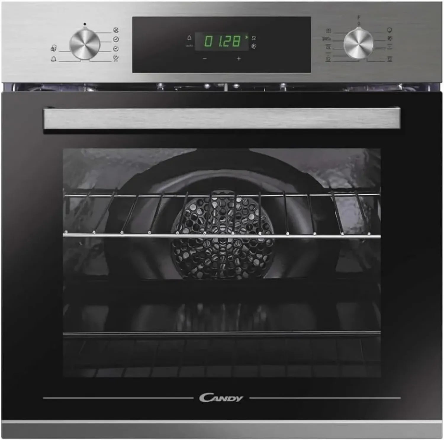 Four encastrable pyrolyse CANDY FCM676X, 65L, 9 modes, design intemporel