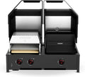 Cozze® Quattro 900 – Barbecue Multifonction 4-en-1 avec Four à Pizza, Plaque et Brûleurs Infrarouges