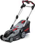 Tondeuse à Gazon Électrique IKRA 36V 3-en-1 avec Fonction Mulching, 38cm, Pour Jardins Jusqu'à 400m², Hauteur Réglable 30-75mm, Compatible Bosch
