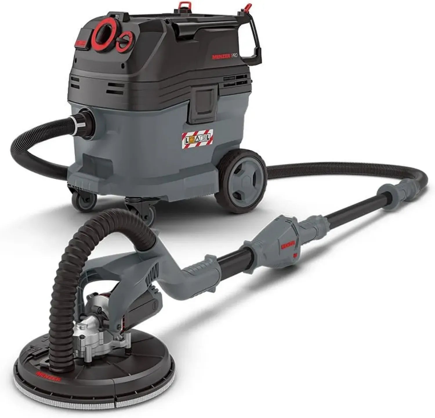 Système de Ponçage sans Poussière MENZER avec LHS 225 et Aspirateur Antistatique VCL 530 PRO