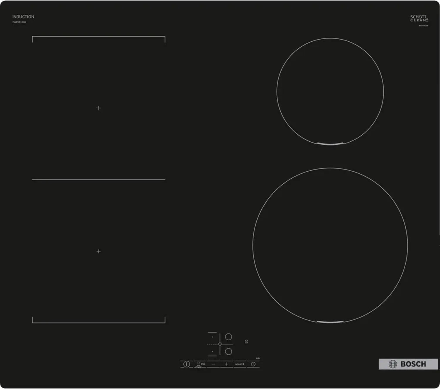 Plaque de Cuisson à Induction Bosch PWP611BB5E