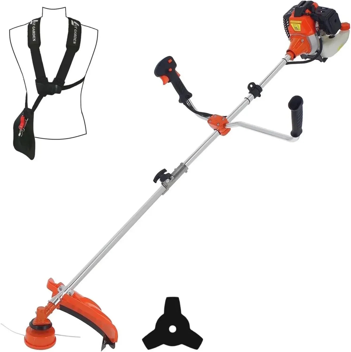 Débroussailleuse à Essence 52cc 3CV pour Jardin - GT Garden