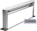 Klarstein Royal Flush Eco Hotte Encastrable Silencieuse - A++ Énergie, 720 m³/h, Commande Tactile, LED Blanc Froid, Inox & Verre Design