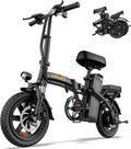 Vélo Électrique Pliable 14'' avec Batterie Amovible 48V 7.5Ah, Moteur 250W, Autonomie 40-60km pour Adultes