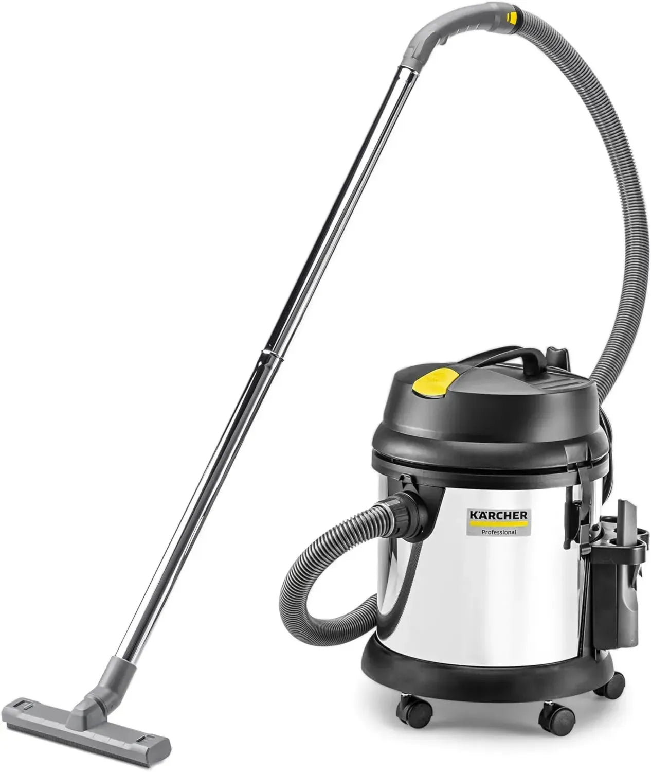 Kärcher Aspirateur Industriel NT 27/1 Me, 1380W, Réservoir Inox 27L, Tuyau 2,5m, Accessoires Inclus