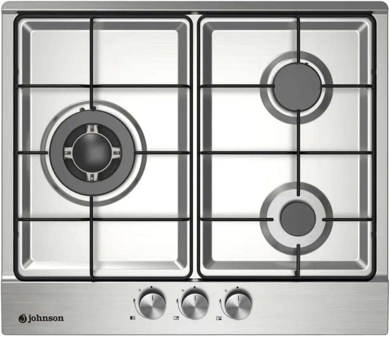 Plaque de cuisson à gaz 60 cm avec 3 brûleurs